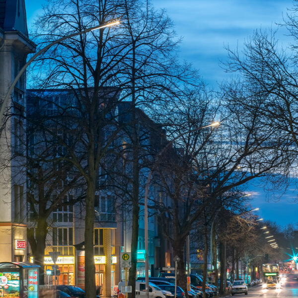 Illuminazione stradale a LED con STYLO nelle strade di Berlino - AEC Illuminazione