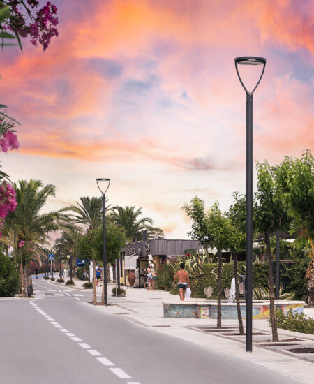 Illuminazione urbana a LED lampione di design ECORAYS - AEC Illuminazione