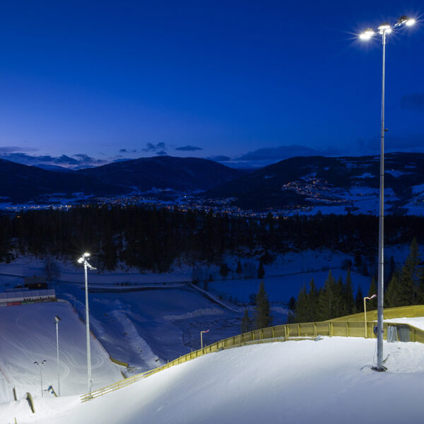 Faro led da esterno ad alta potenza per illuminazione di grandi aree