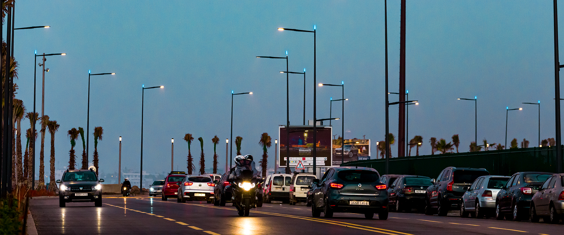 Illuminazione pubblica LED di Casablanca