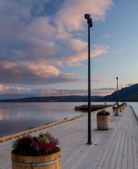 Illuminazione LED dell'area urbana di Mjøsa