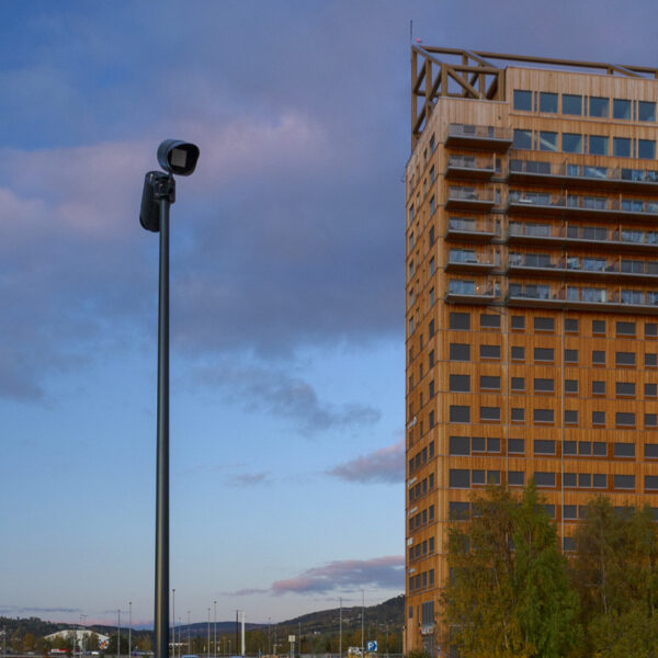 Illuminazione LED dell'area urbana di Mjøsa