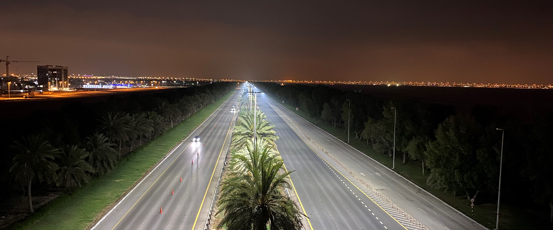 Illuminazione stradale LED di Abu Dhabi