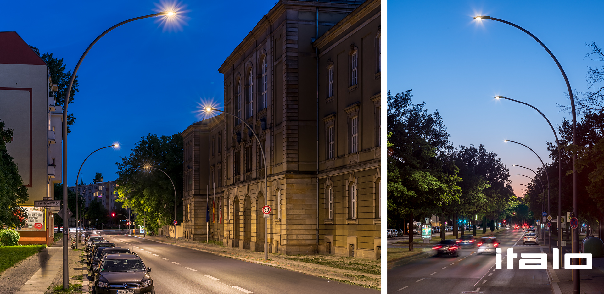 Illuminazione strade di Berlino