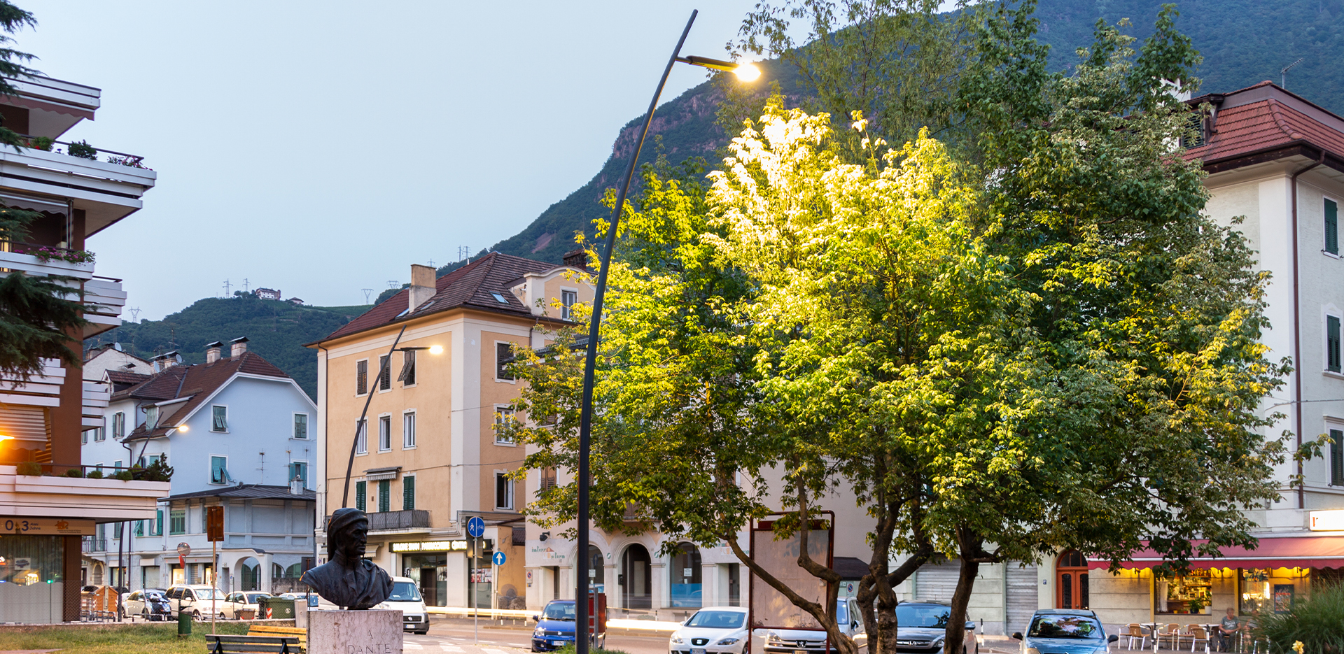 Illuminazione LED delle strade di Bolzano