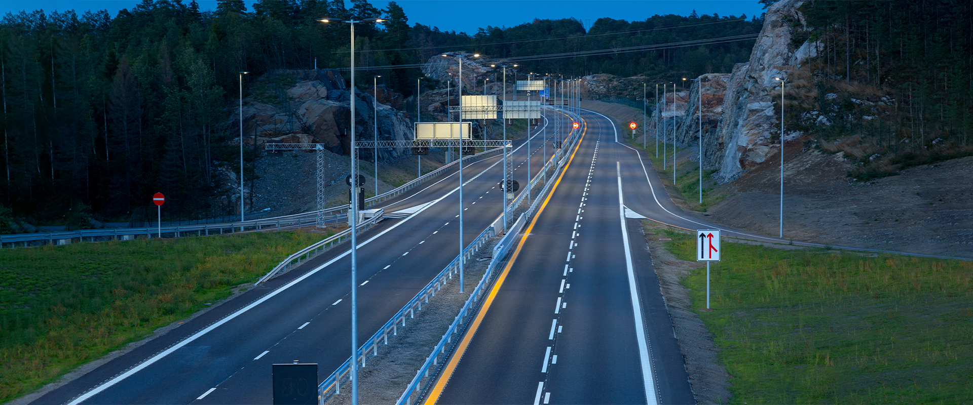 Lampione per illuminazione pubblica a LED