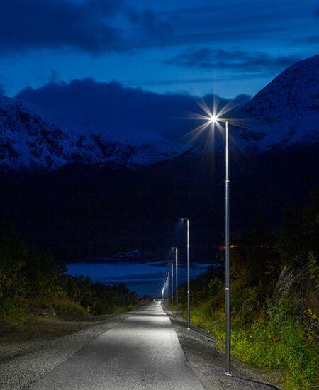 Illuminazione pubblica LED di Tromsø