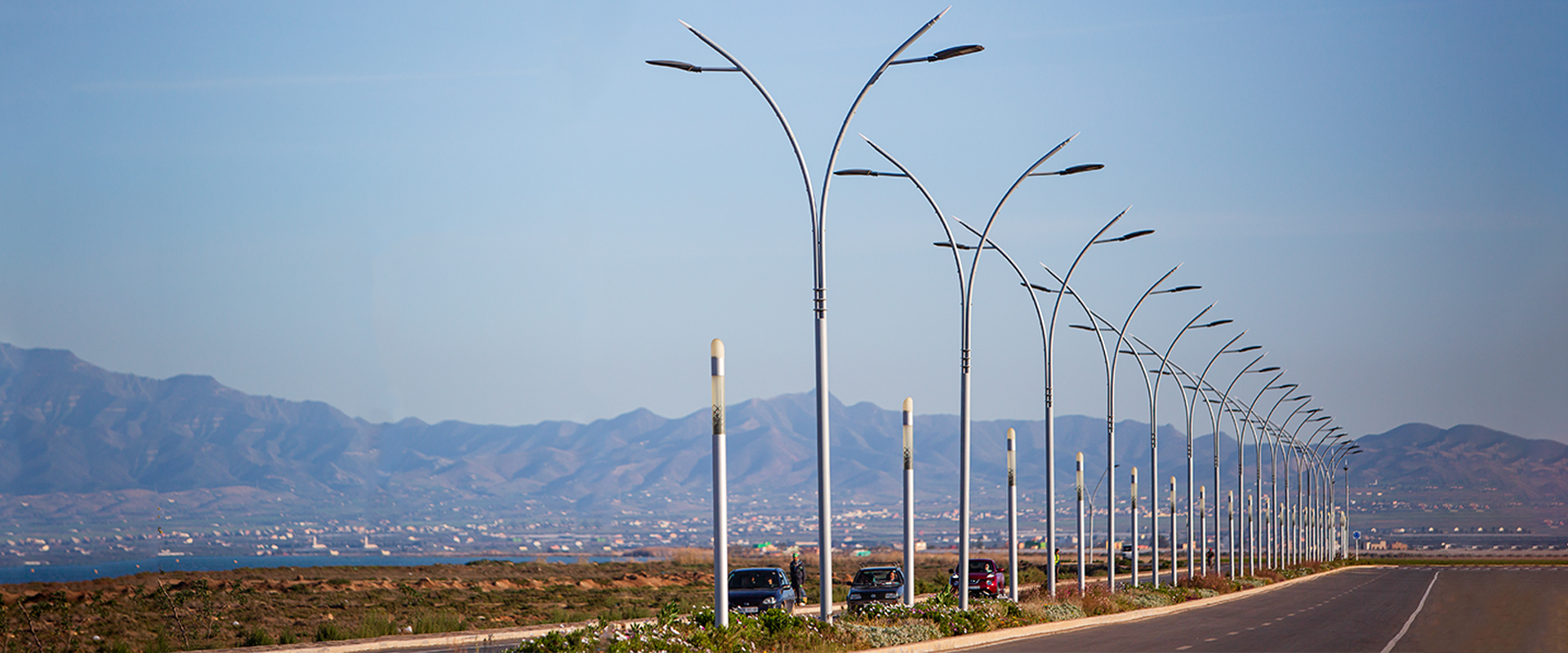 Illuminazione stradale LED di Nador