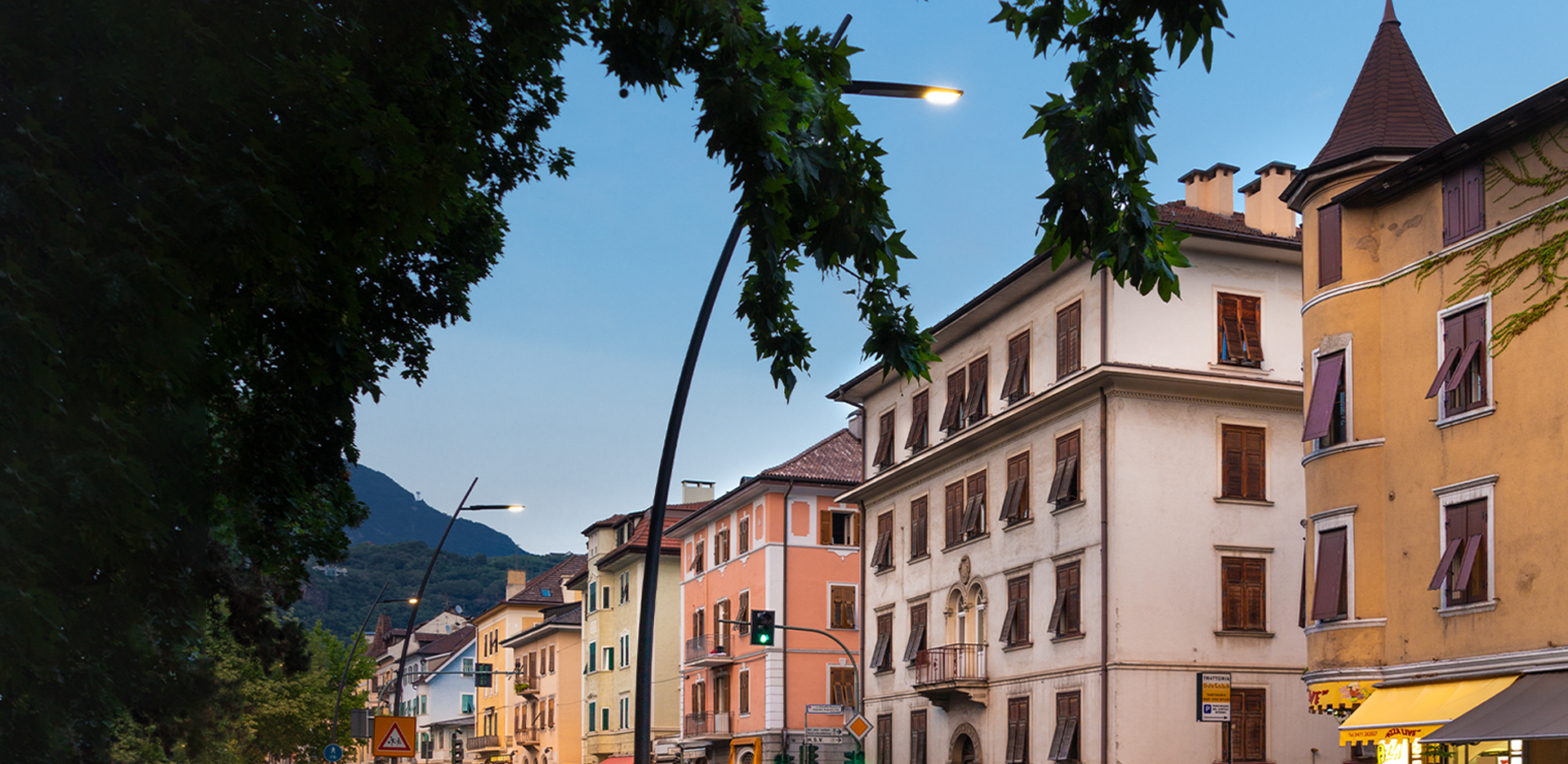 Illuminazione strade di Bolzano a LED