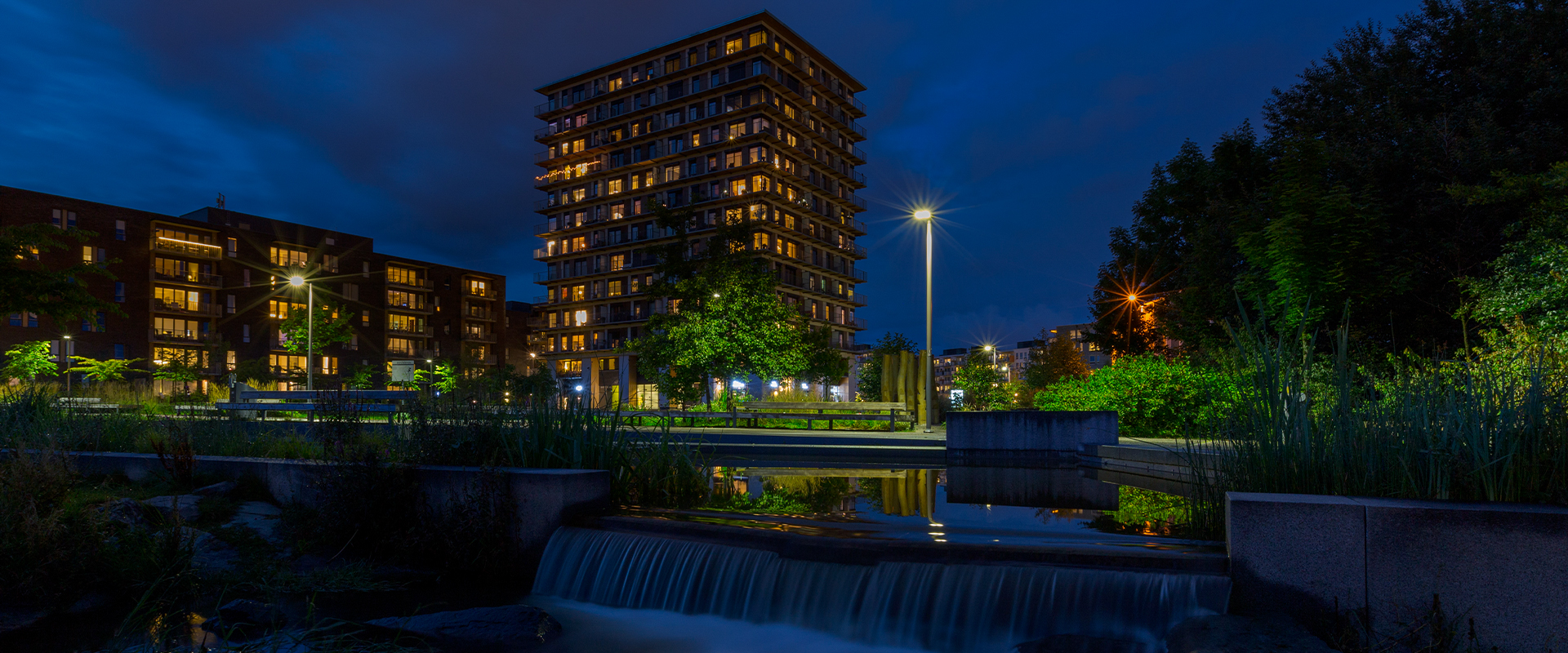 illuminazione LED parchi pubblici