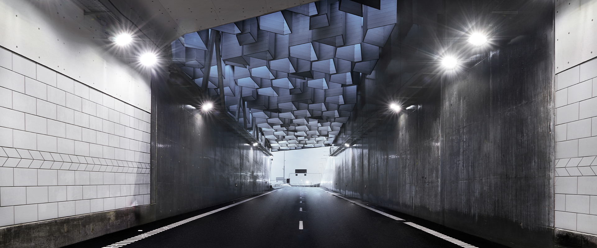 Faro LED stradale per gallerie