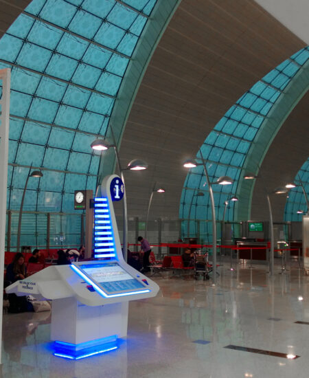 Illuminazione terminal 3 aeroporto Dubai - AEC Illuminazione