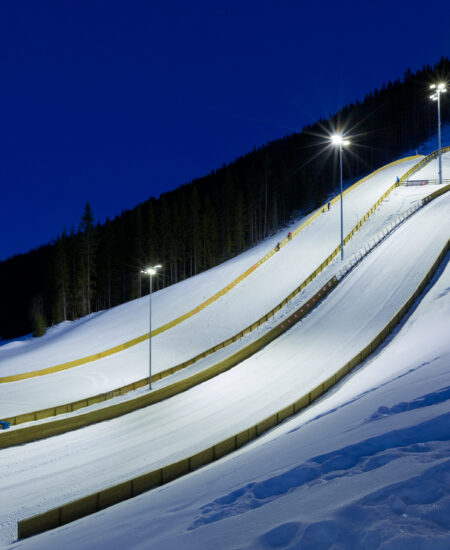 Proiettori LED piste da sci