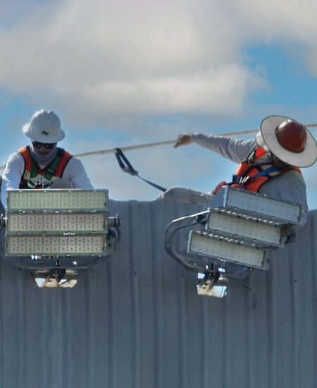 Proiettori LED per illuminazione di stadi - AEC Illuminazione