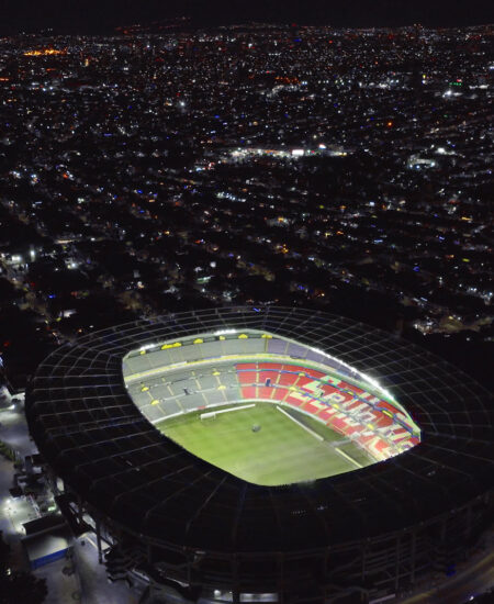 Nuova illuminazione LED Jalisco Stadium in Messico - AEC Illuminazione